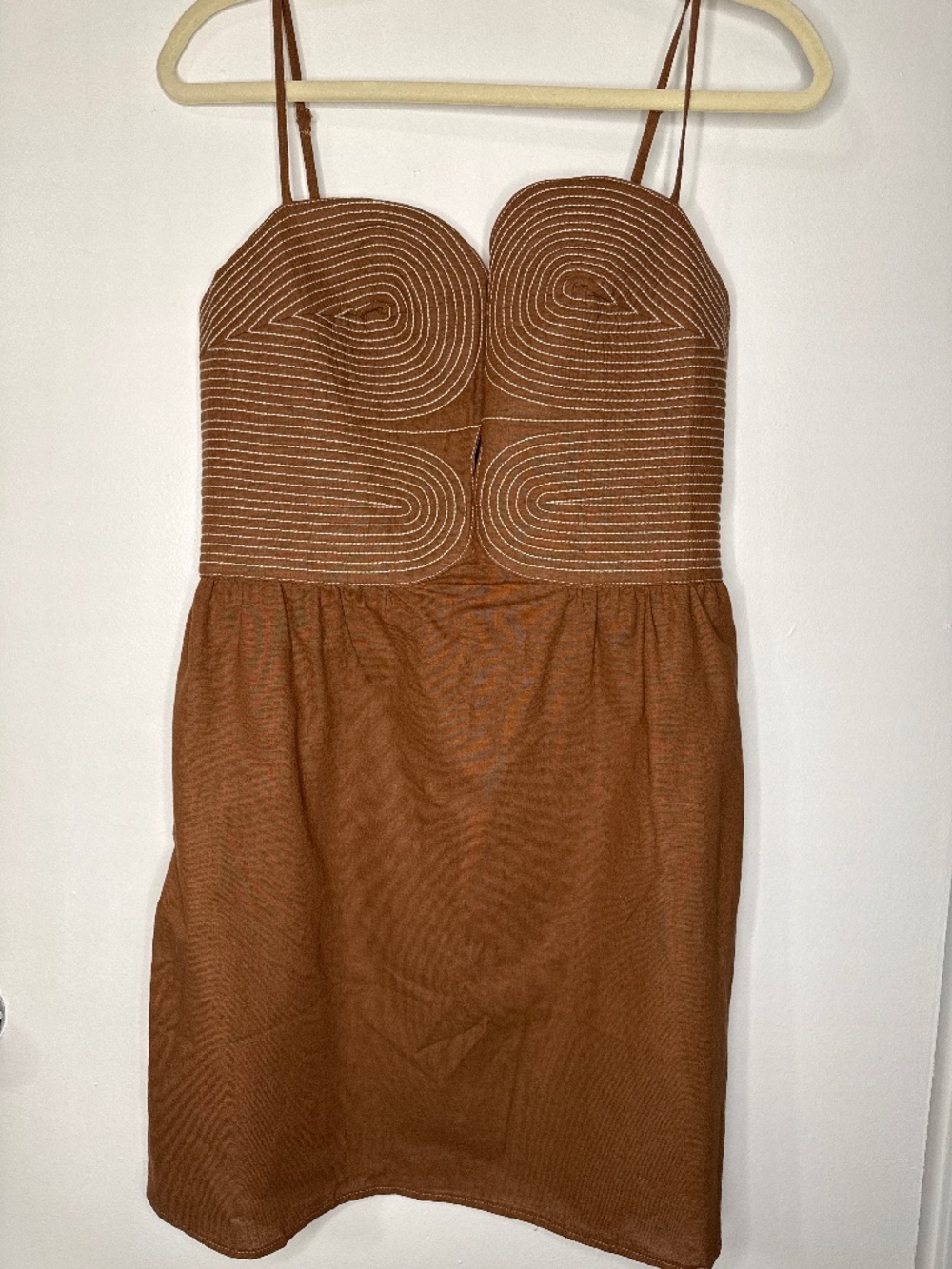 Strut and bolt brown swirl dress! Only tried on once.